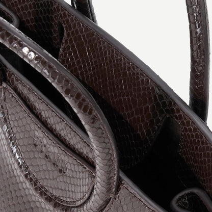 Maude Bag Mini - Espresso Snake - Galvanic.co