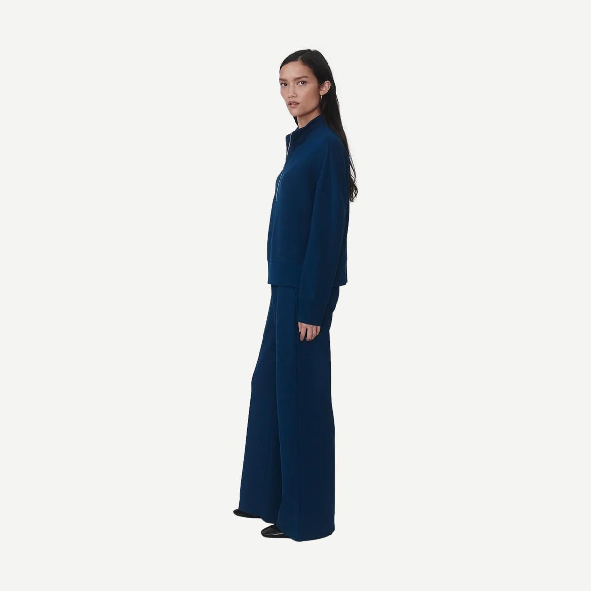 The Wide Leg Pant 28 - Sea Blue