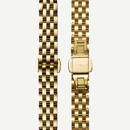 Shinola Derby 2H Gold 30.5mm watch with a distinctive malachite dial