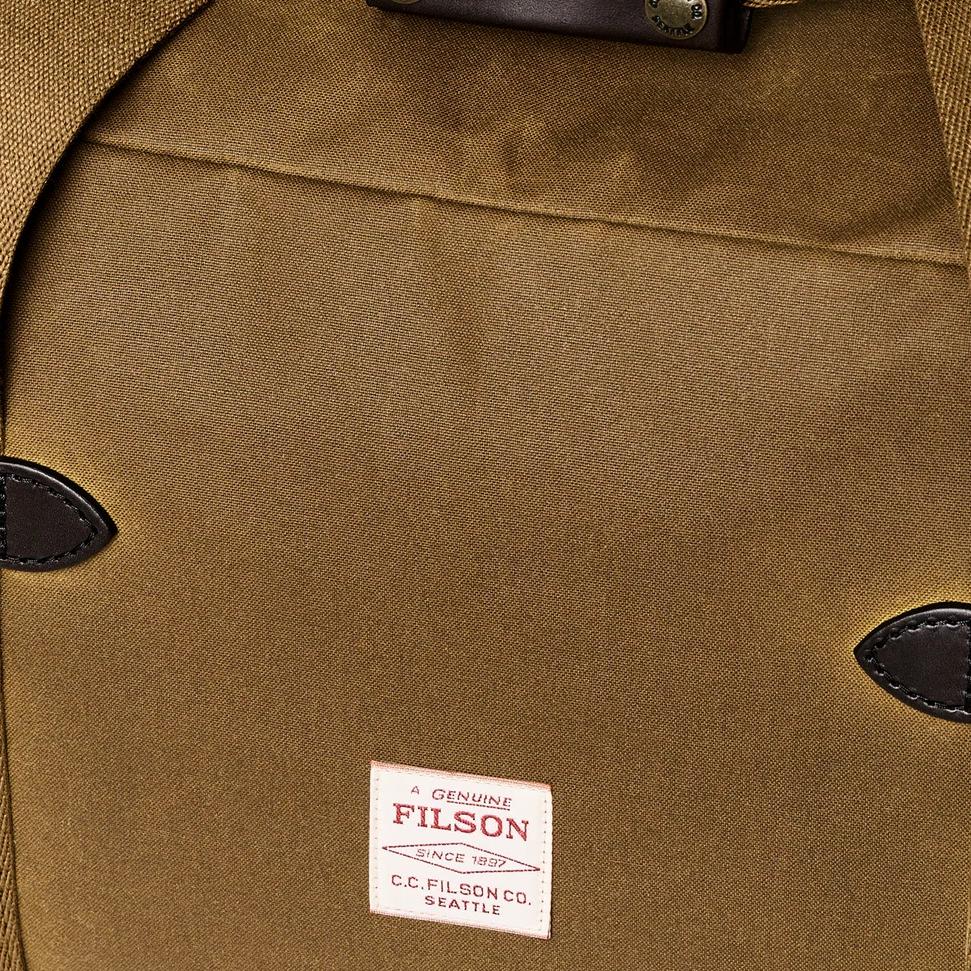 Tin Cloth Medium Duffle Bag - Dark Tan