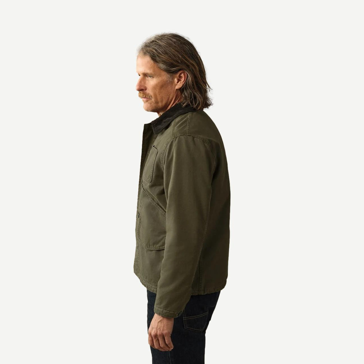 Insulated Canvas Outfitter Jacket - Dark Olive