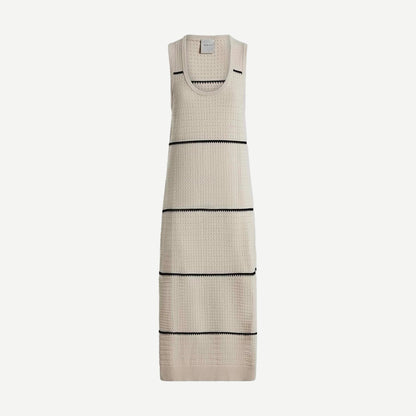 Scott Scoop Neck Midi Dress - Birch