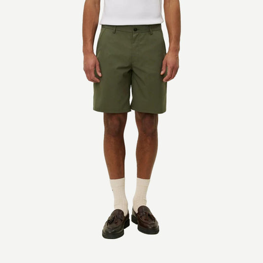 Como Reg Solid Shorts - Olive Night - Galvanic.co