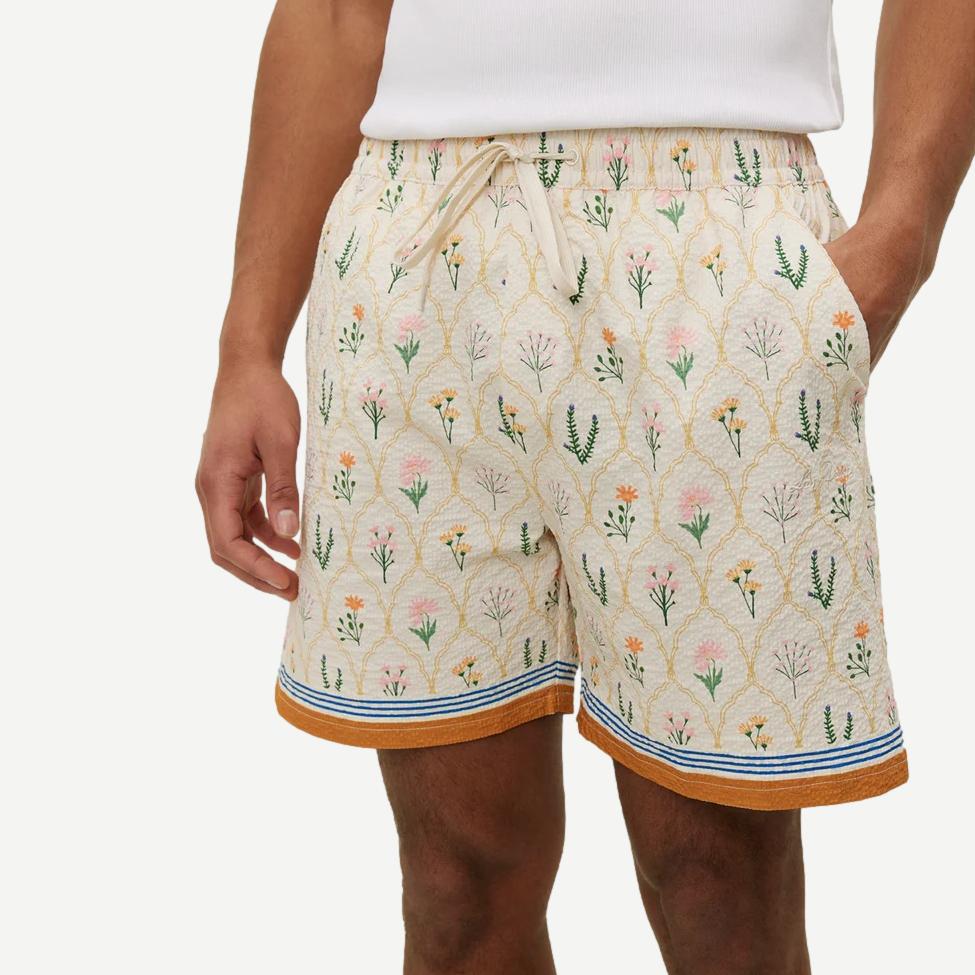 Stan Wild Flowers AOP Swimshorts - Ivory - Galvanic.co
