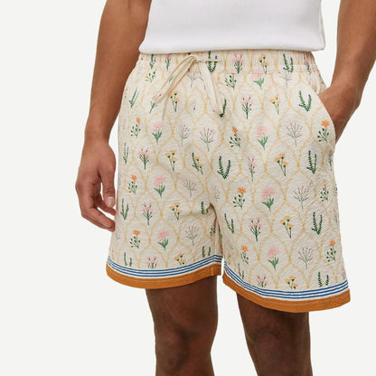 Stan Wild Flowers AOP Swimshorts - Ivory - Galvanic.co