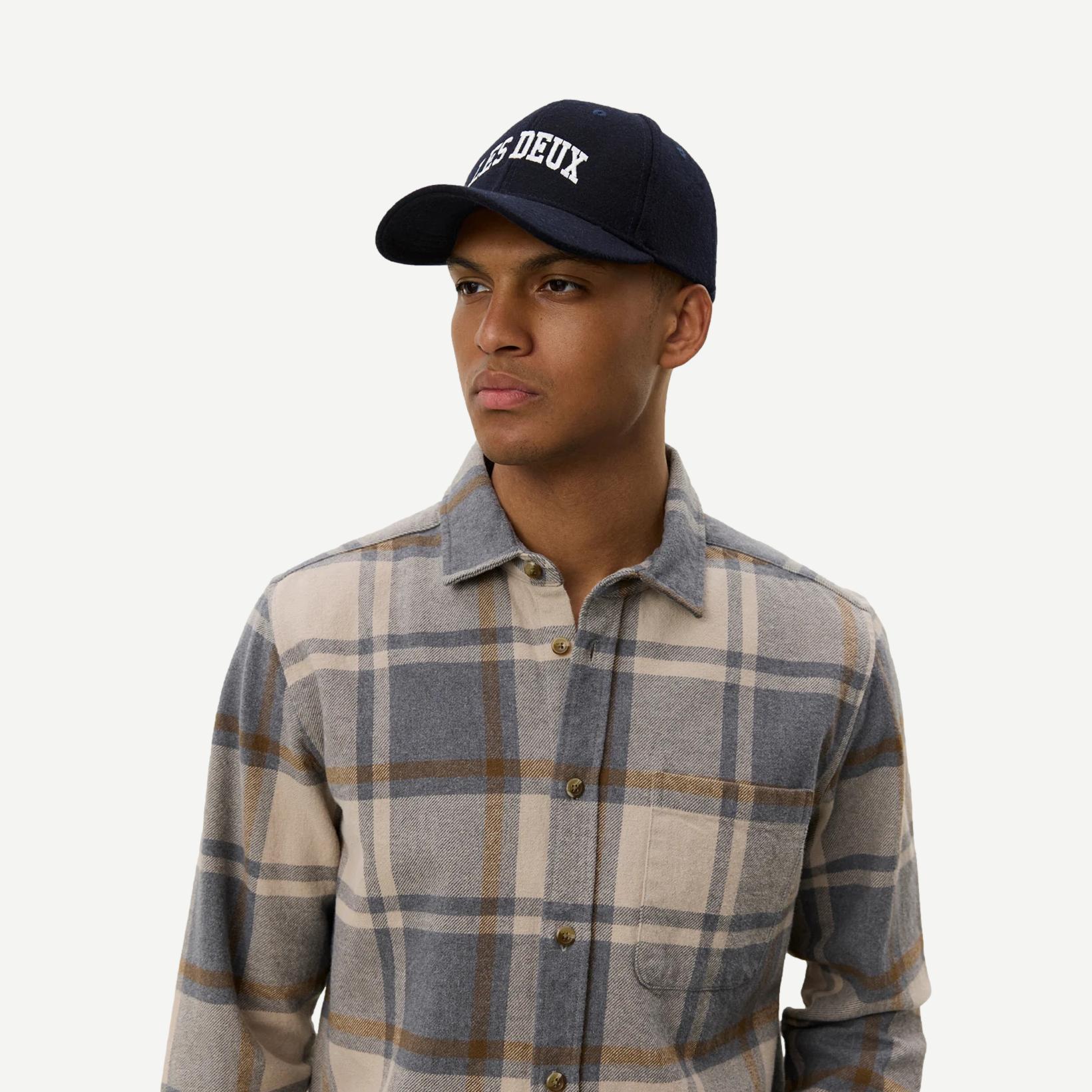 Jeremy Check Flannel Shirt - Grey Melange - Galvanic.co