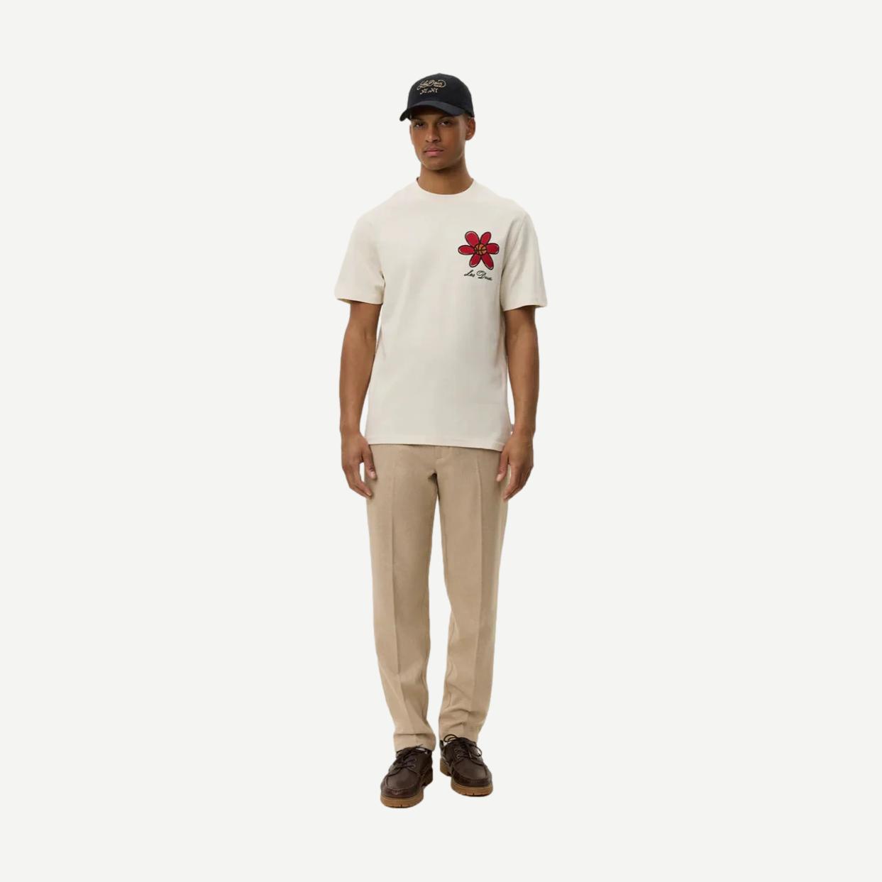 Flower Basket T-Shirt - Ivory - Galvanic.co