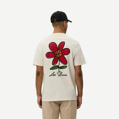 Flower Basket T-Shirt - Ivory - Galvanic.co