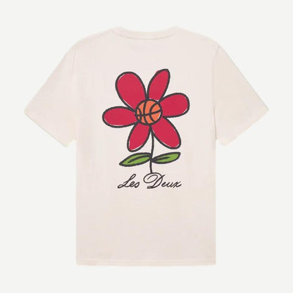 Flower Basket T-Shirt - Ivory - Galvanic.co