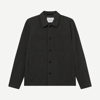 Marseille Textured Jacket - Dark Grey Melange