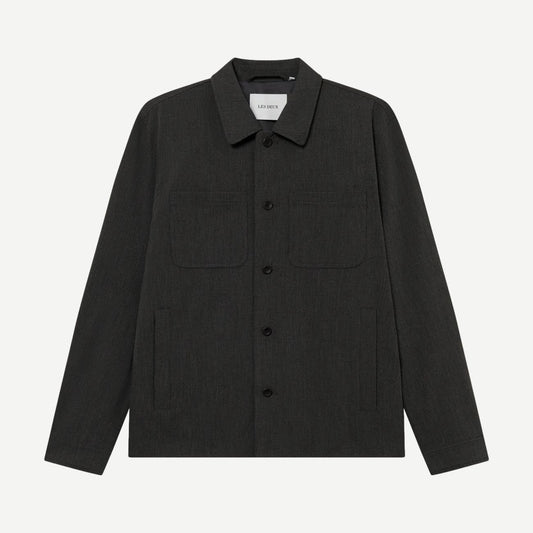 Marseille Textured Jacket - Dark Grey Melange