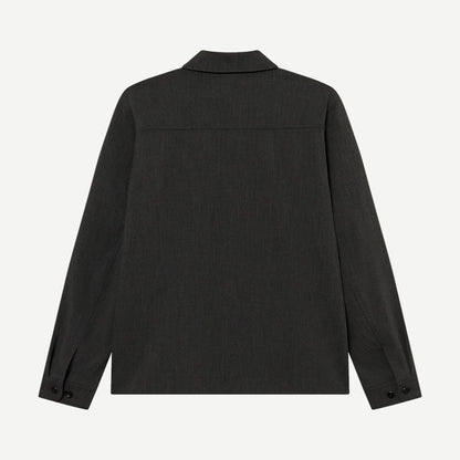 Marseille Textured Jacket - Dark Grey Melange