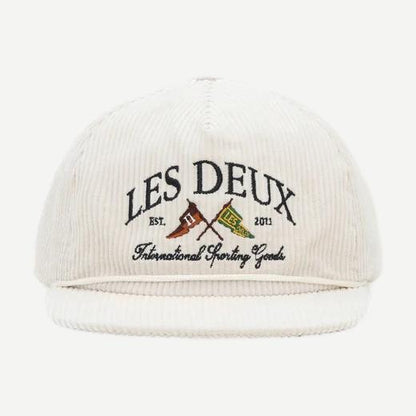Ivy League Corduroy Cap - Ivory