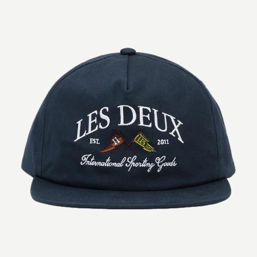 Ivy League Organic Letterman Cap - Dark Navy