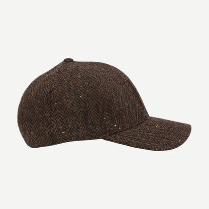 Core Herringbone Baseball Cap - Mole Brown