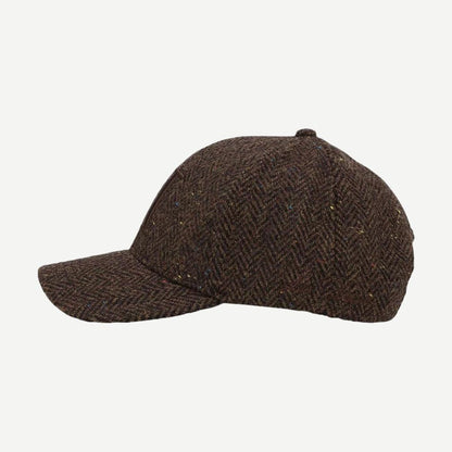 Core Herringbone Baseball Cap - Mole Brown