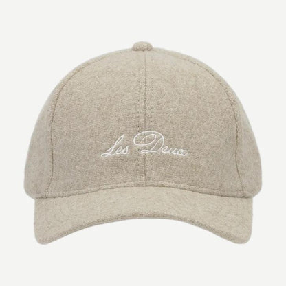 Signature Wool Baseball Cap - Dark Sand