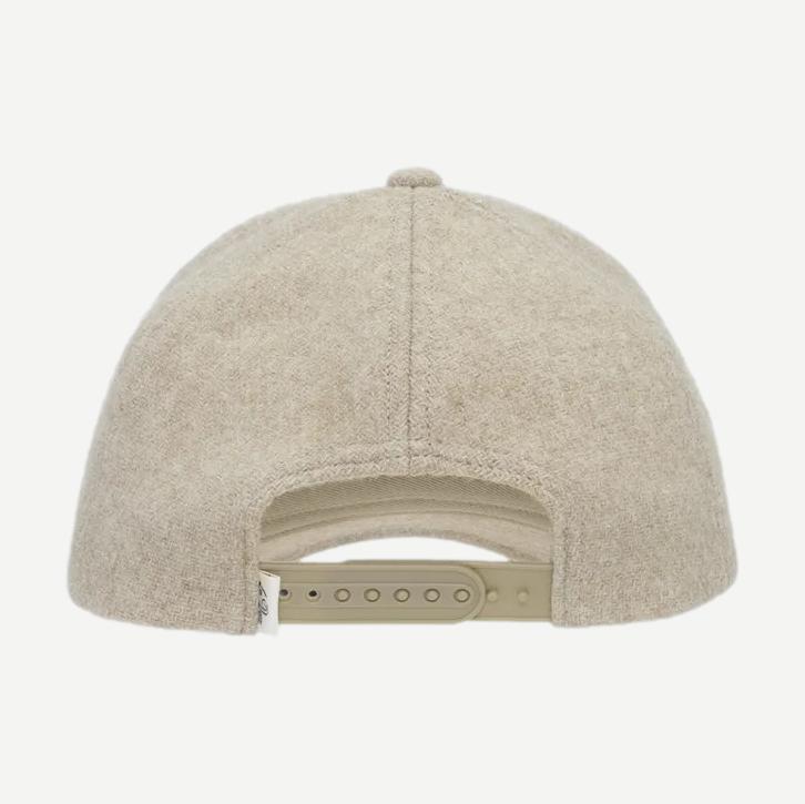 Signature Wool Baseball Cap - Dark Sand