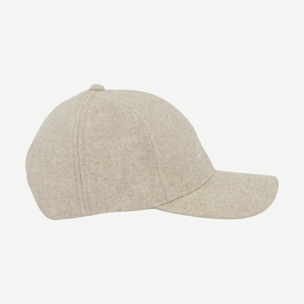 Signature Wool Baseball Cap - Dark Sand