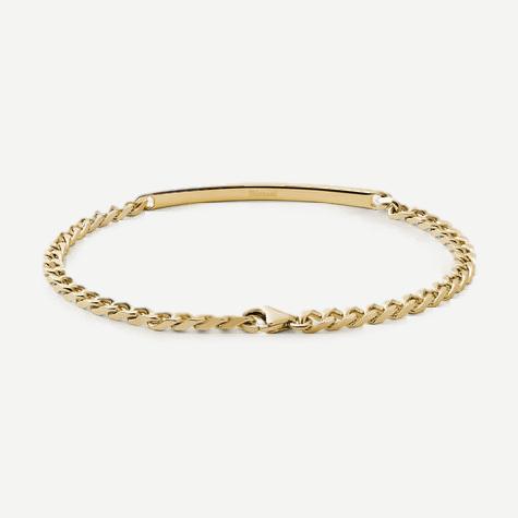 3mm ID Chain Bracelet, Gold Vermeil, M/L - Galvanic.co