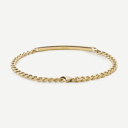 3mm ID Chain Bracelet, Gold Vermeil, M/L - Galvanic.co