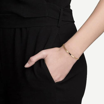 3mm ID Chain Bracelet, Gold Vermeil, M/L - Galvanic.co