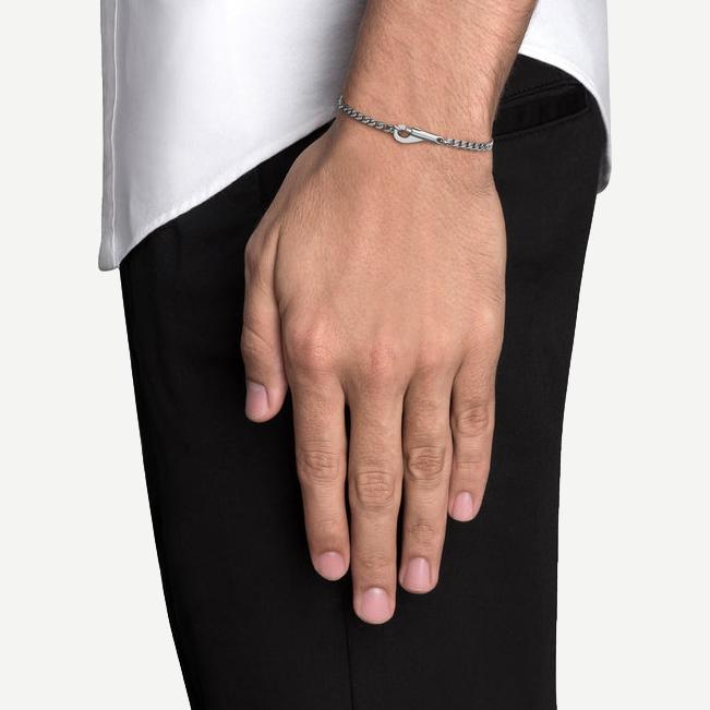 4mm Snap Chain Bracelet - Sterling Silver - Galvanic.co