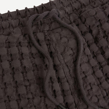 Porto Waffle Shorts - Nearly Black - Galvanic.co