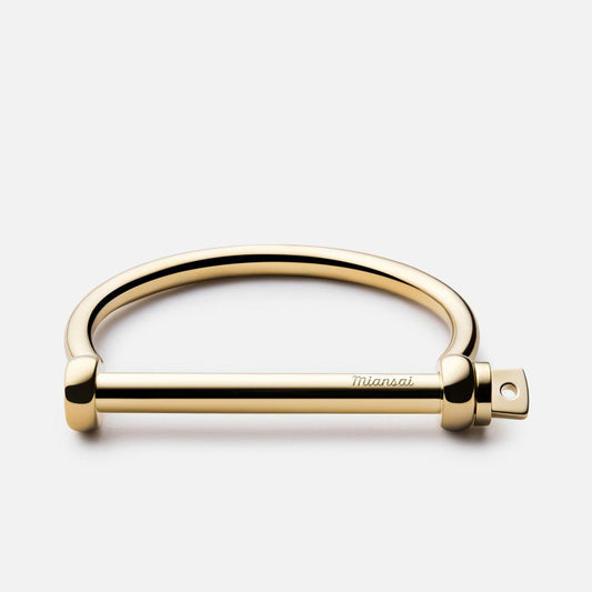 Screw Cuff - Gold Plated - Galvanic.co