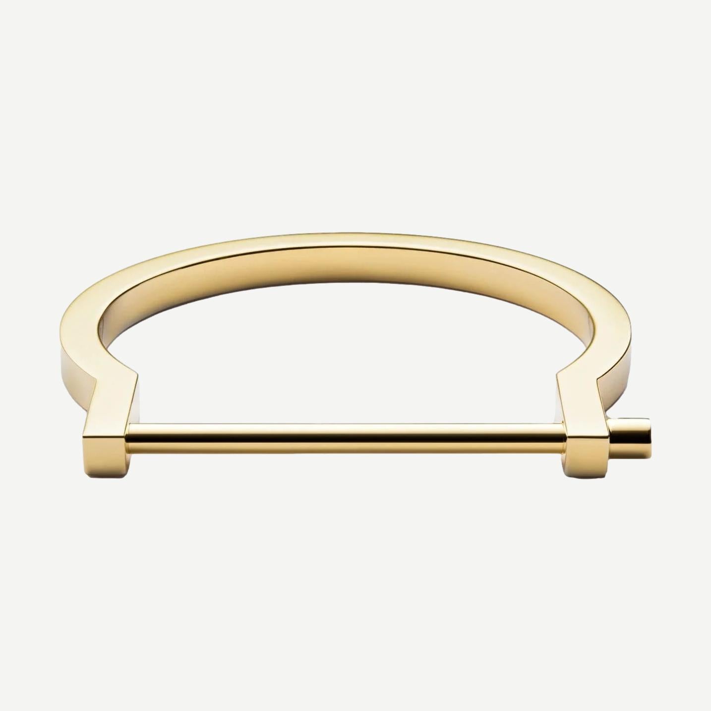 Modern Screw Cuff - Gold Plated - Galvanic.co