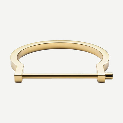 Modern Screw Cuff - Gold Plated - Galvanic.co