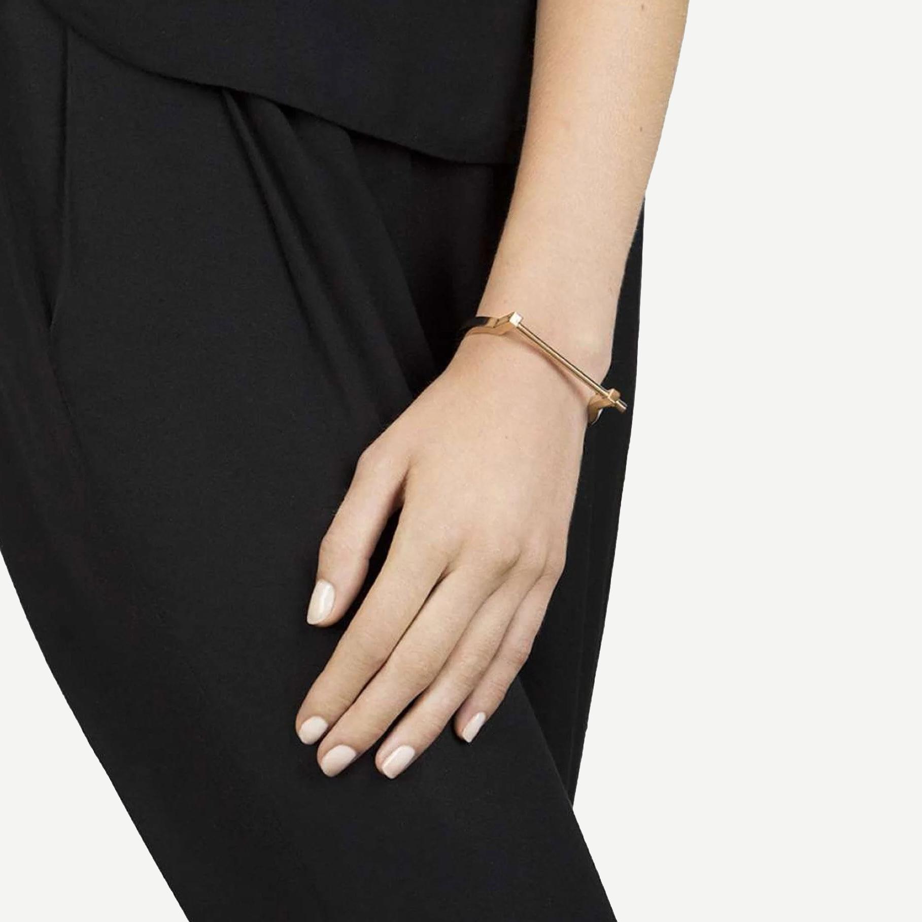 Modern Screw Cuff - Gold Plated - Galvanic.co