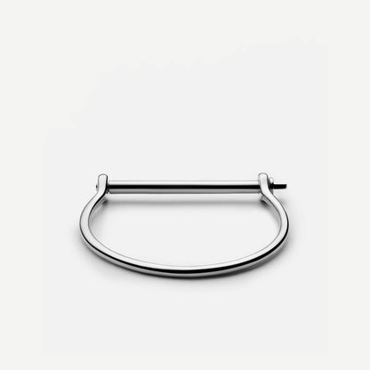Thin Screw Cuff - Sterling Silver - Galvanic.co