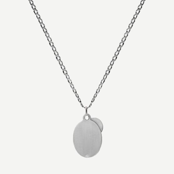 Dove Pendant Necklace, Sterling Silver, Oxidized, 24in. - Galvanic.co