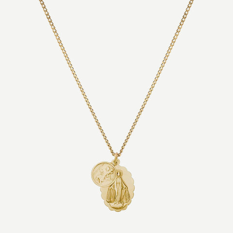 Mini Saints Necklace - Gold Vermeil - Galvanic.co