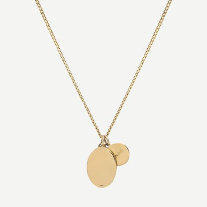 Mini Dove Pendant Necklace, Gold Vermeil, Polished, 24in.