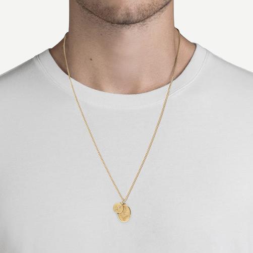 Mini Dove Pendant Necklace, Gold Vermeil, Polished, 24in.