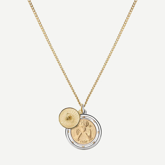 Test of Time Pendant Necklace, Gold Vermeil, Polished, 24in.