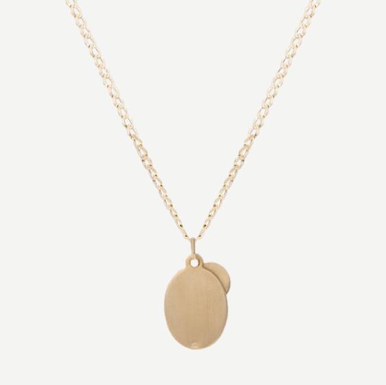 Dove Pendant Necklace, Gold Vermeil, Matte, 24in.