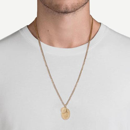 Dove Pendant Necklace, Gold Vermeil, Matte, 24in.