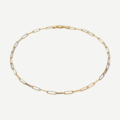 Volt Link Choker, Gold Vermeil, Polished, 15in. - Galvanic.co