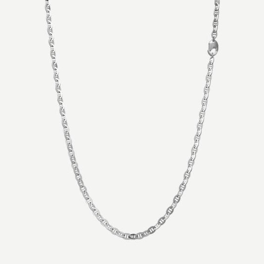 Sven Chain Necklace, Sterling Silver, Polished, 20in.
