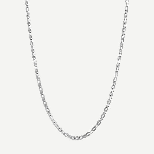 Sven Chain Necklace, Sterling Silver, Polished, 20in.