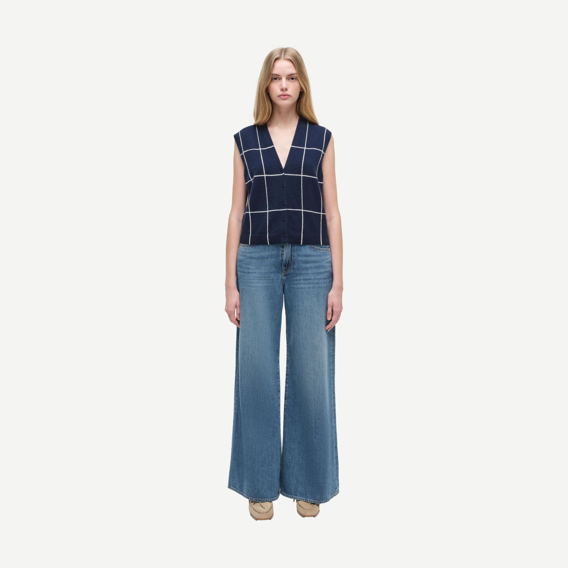 Rozzi Vest - Midnight Plaid - Galvanic.co