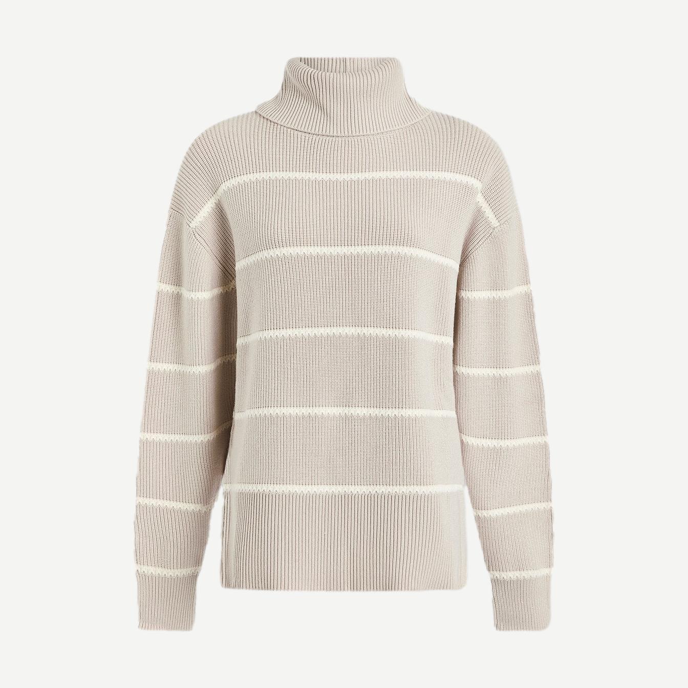 Hamish Stich Knit Sweater - Silver Birch - Galvanic.co