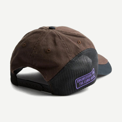 LP Service Mesh Strapback Cap - Brown