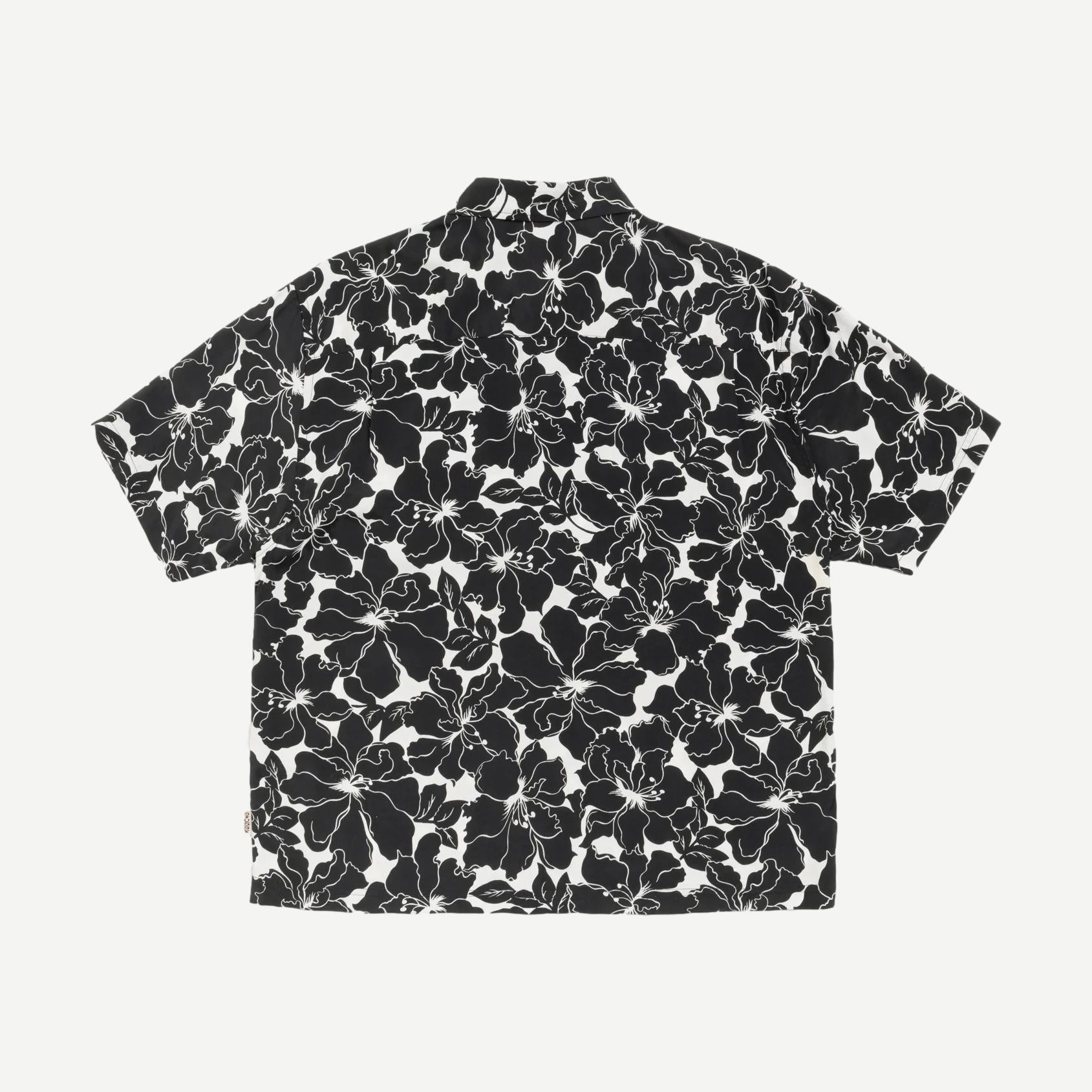 Floral Hawaiian Shirt - Black - Galvanic.co