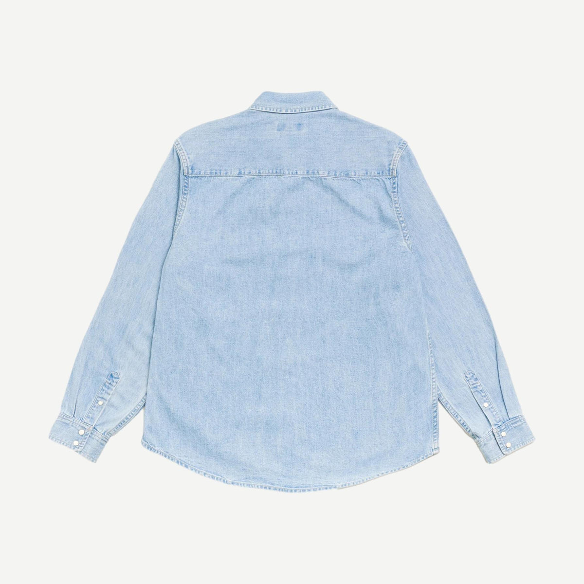 Denim Western Shirt - Light Denim - Galvanic.co