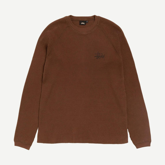 Basic Stussy Thermal - Brown - Galvanic.co