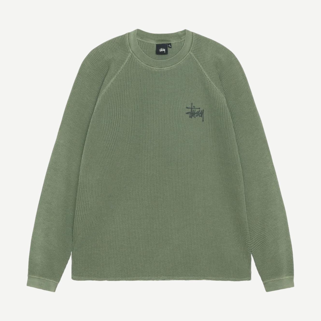 Raglan Thermal Basic Stock - Sage - Galvanic.co